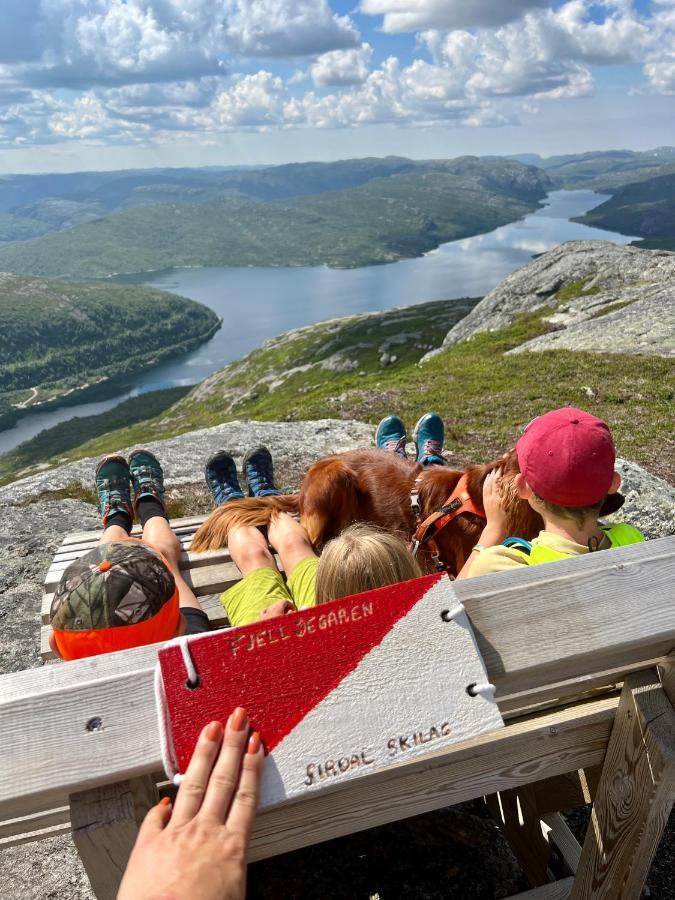 Flott Leilighet Pa Haugen I Sirdal Tjorhom Exterior foto
