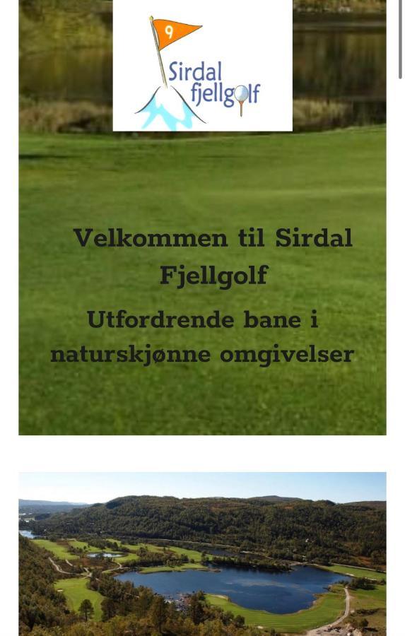 Flott Leilighet Pa Haugen I Sirdal Tjorhom Exterior foto