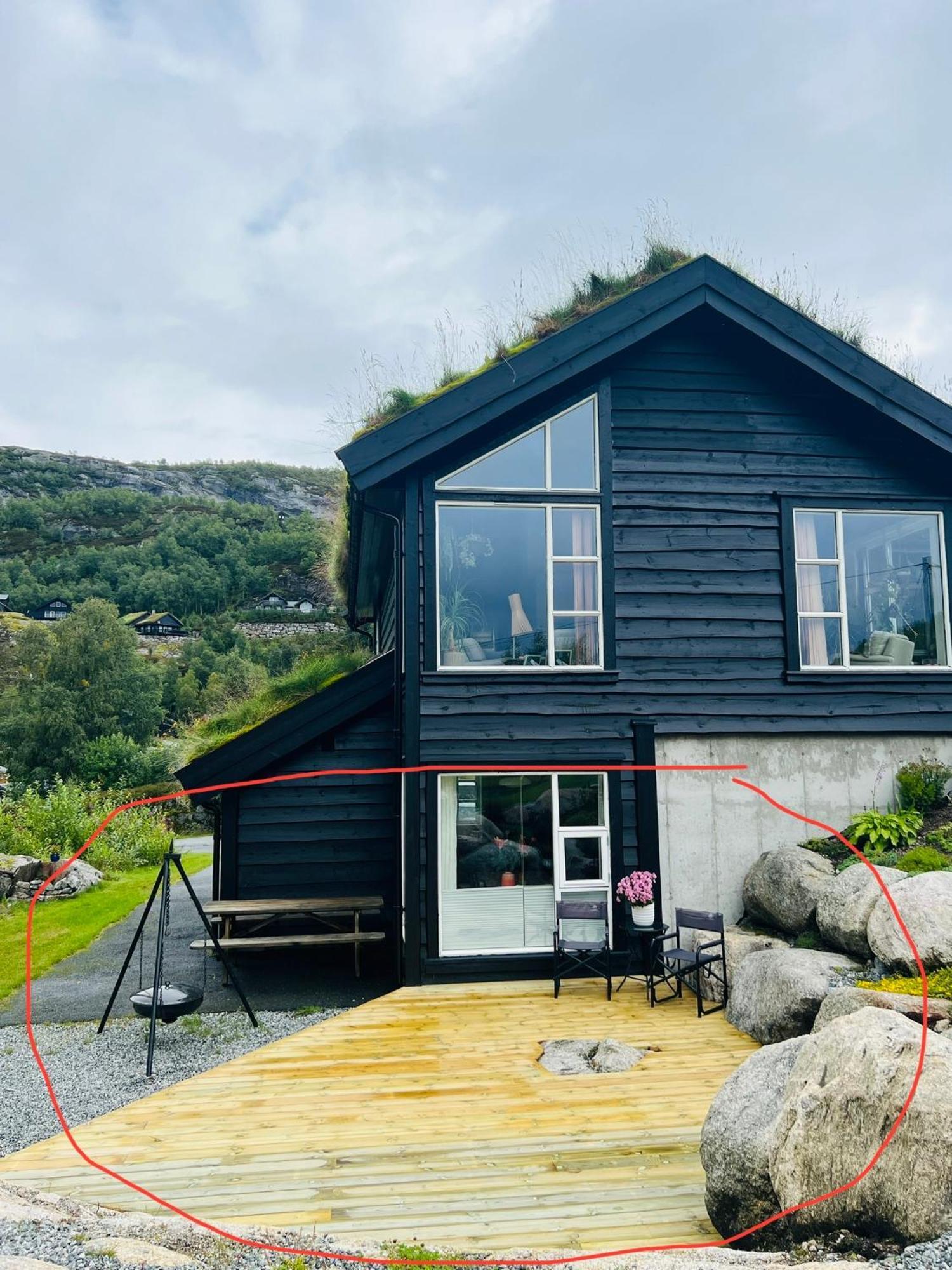 Flott Leilighet Pa Haugen I Sirdal Tjorhom Exterior foto